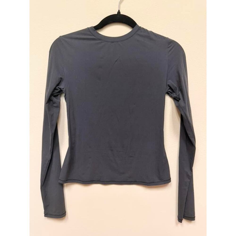 SKIMS FITS EVERYBODY Long Sleeve T-Shirt - Onyx Size M NWT #1587